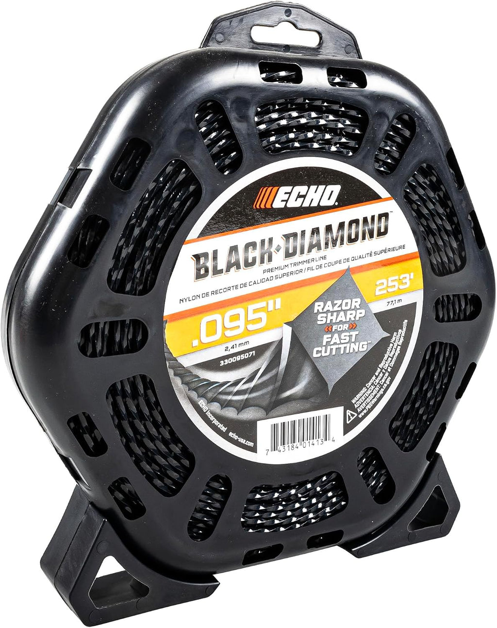 330095071 Black Diamond 1 Lb 253' Donut .095" Gauge Twisted String Trimmer