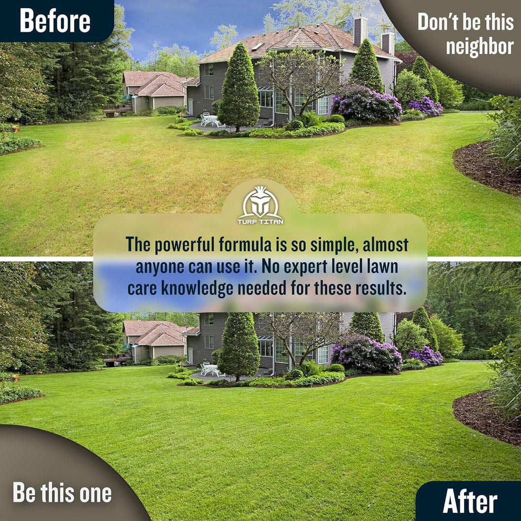 Thatch Buster Liquid Lawn Aerator and Dethatcher (32 oz) with Hose End Sprayer – Liquid Soil Loosener for Compacted &