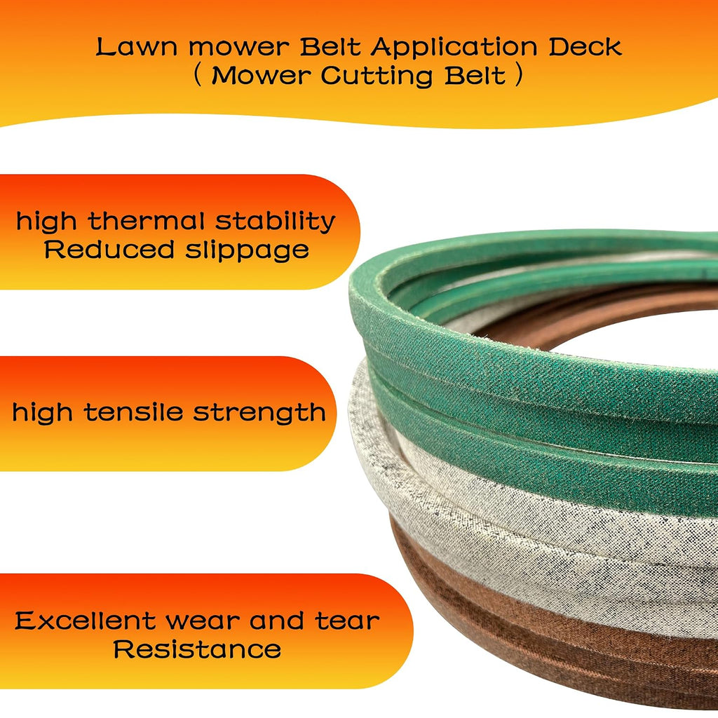 405143 532405143 Mower Deck Belt 1/2"x106" for 46" Craftsman/AYP/Poulan
