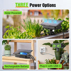 Easy-Setup Solar Drip Irrigation System Outdoor & Indoor, Automatic Plant Waterer Device Kit Beginner-Friendly Garden