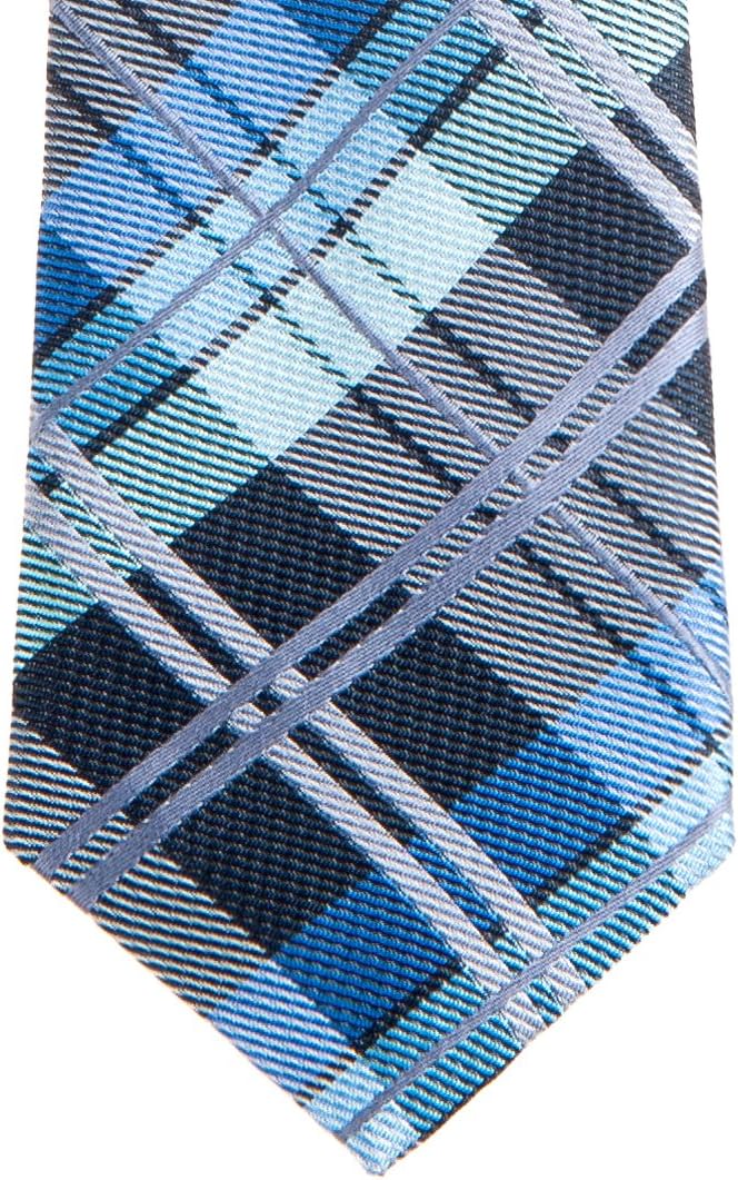 Elegant Classic Plaid Check Woven Microfiber Pre-tied Boy's Tie | Boys Necktie, 100% Polyester Microfiber, Adjustable