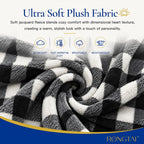 Women's Plush Hooded Robe Bathrobe-Fast Warmth for Home