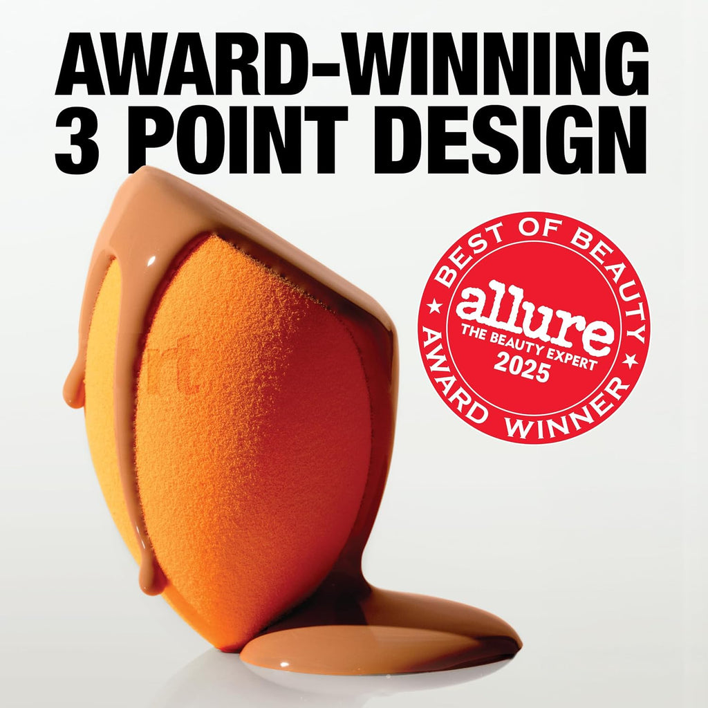 Miracle Complexion Sponge, 4 Pack, Makeup Blending Sponges | Makeup sponges for foundation, 3-point design