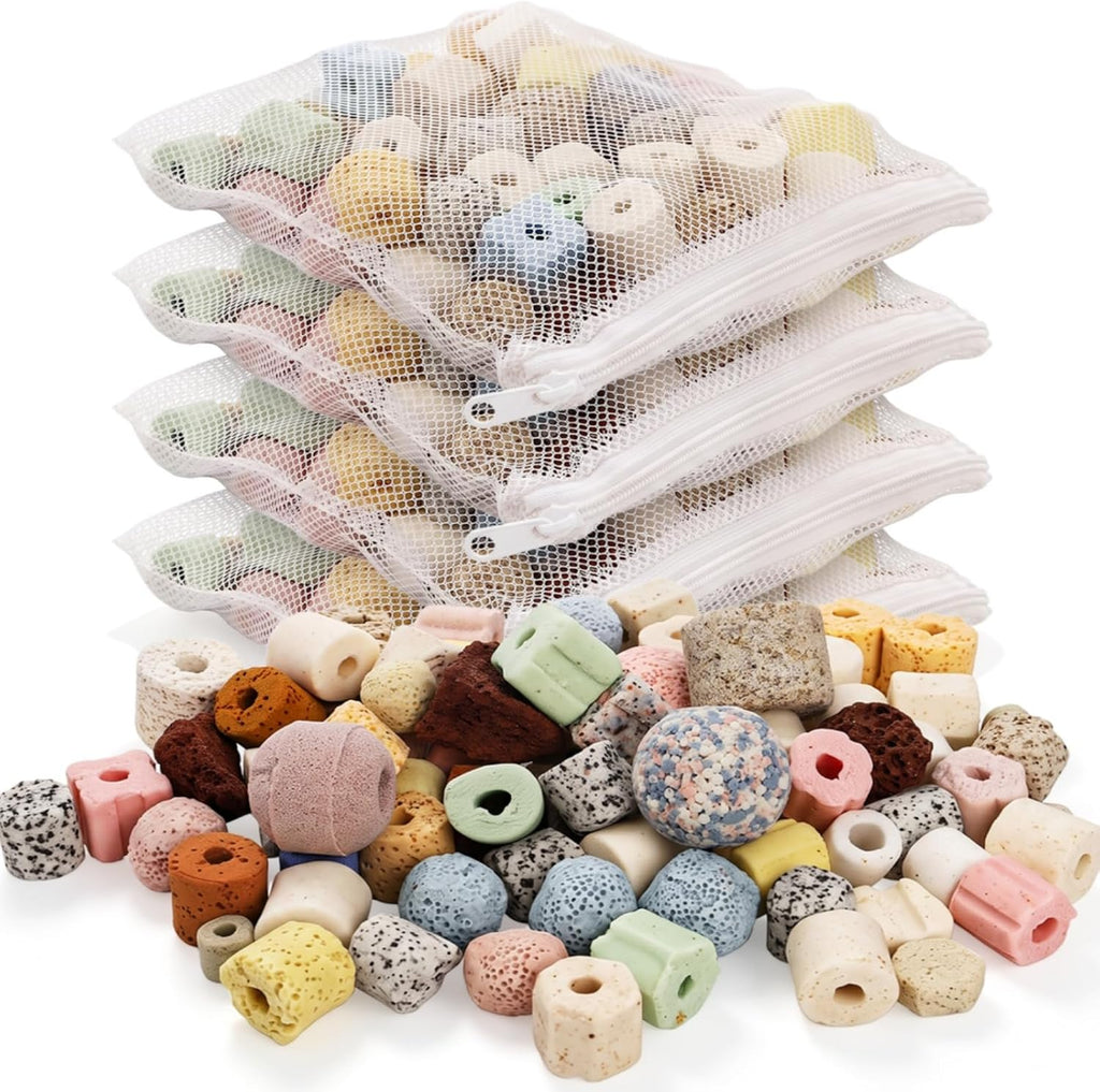 4 Bags 13-in-1 Aquarium Filter Ceramic Bio Balls, 2000g/4.4Lbs