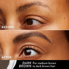 LAURA GELLER Sculpt-n-Stay 2-in-1 Eyebrow Pencil & Gel, Dark Brown