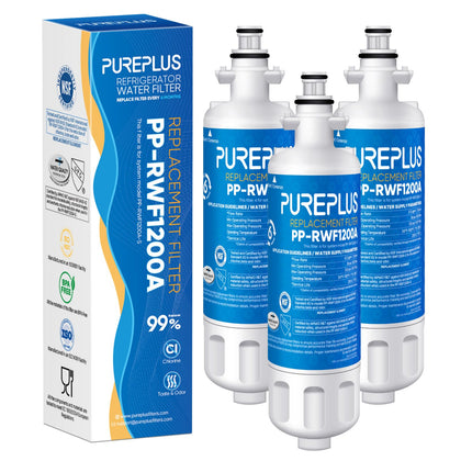 ADQ36006101 Replacement for LG LT700P, RWF1200A Water Filter 3Pack