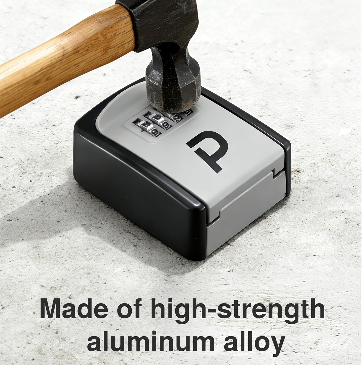 Key Lock Box, Lockbox for Keys Outdoor Combination Security Lockbox Outside Portable Storage Safe Box for Realtor and