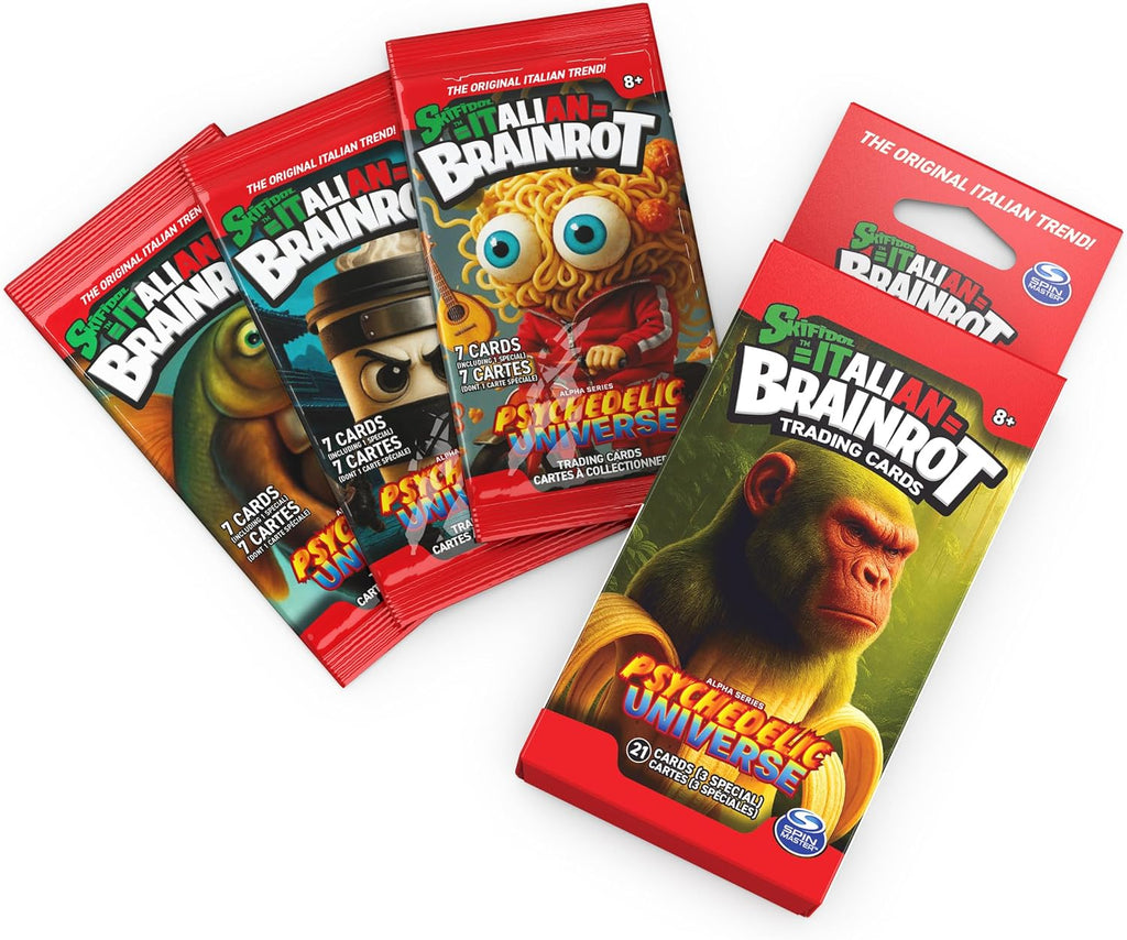 Trading Card Game 3-Pack Wave 1 Box | Psychedelic Universe, Includes 21 Cards Total, 3 Blind Booster Packs, Collect