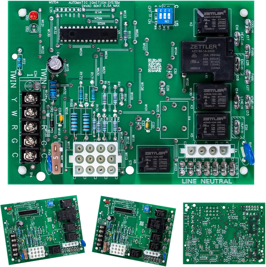 50A55-3797 Furnace Control Board, Replacement for White Rodgers 50A55-3797, 50A55-474 ,50A55-476 , 50A55-571,Trane Single Stage CNT02891 CNT03797 CNT02789