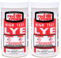 The Boyer Lye for Soap Making, Sodium Hydroxide Pure High Test Lye Food Grade, Caustic Soda, Drain Cleaner and Clog