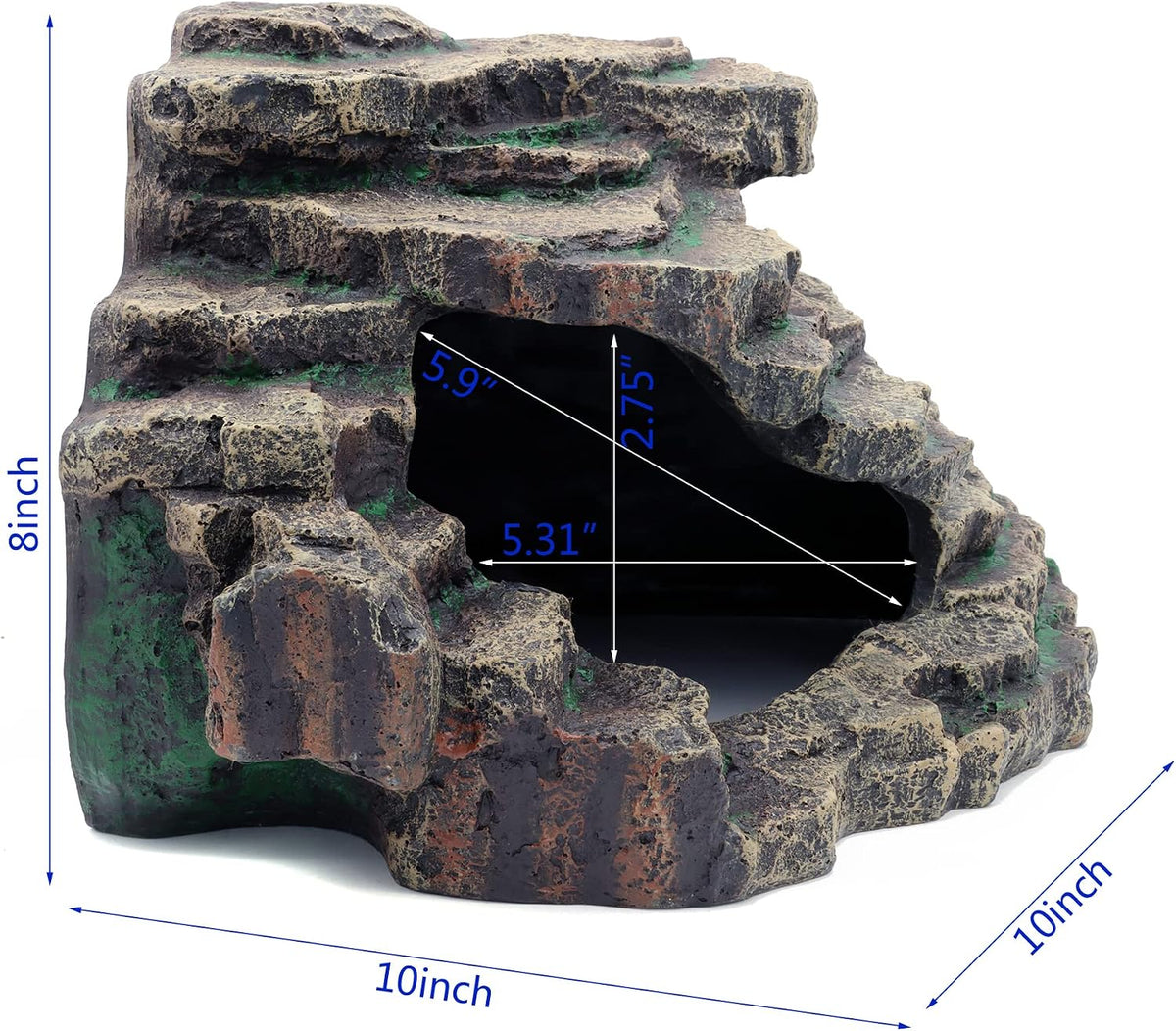 Bearded Dragon Tank Accessories Extra Large Cave
