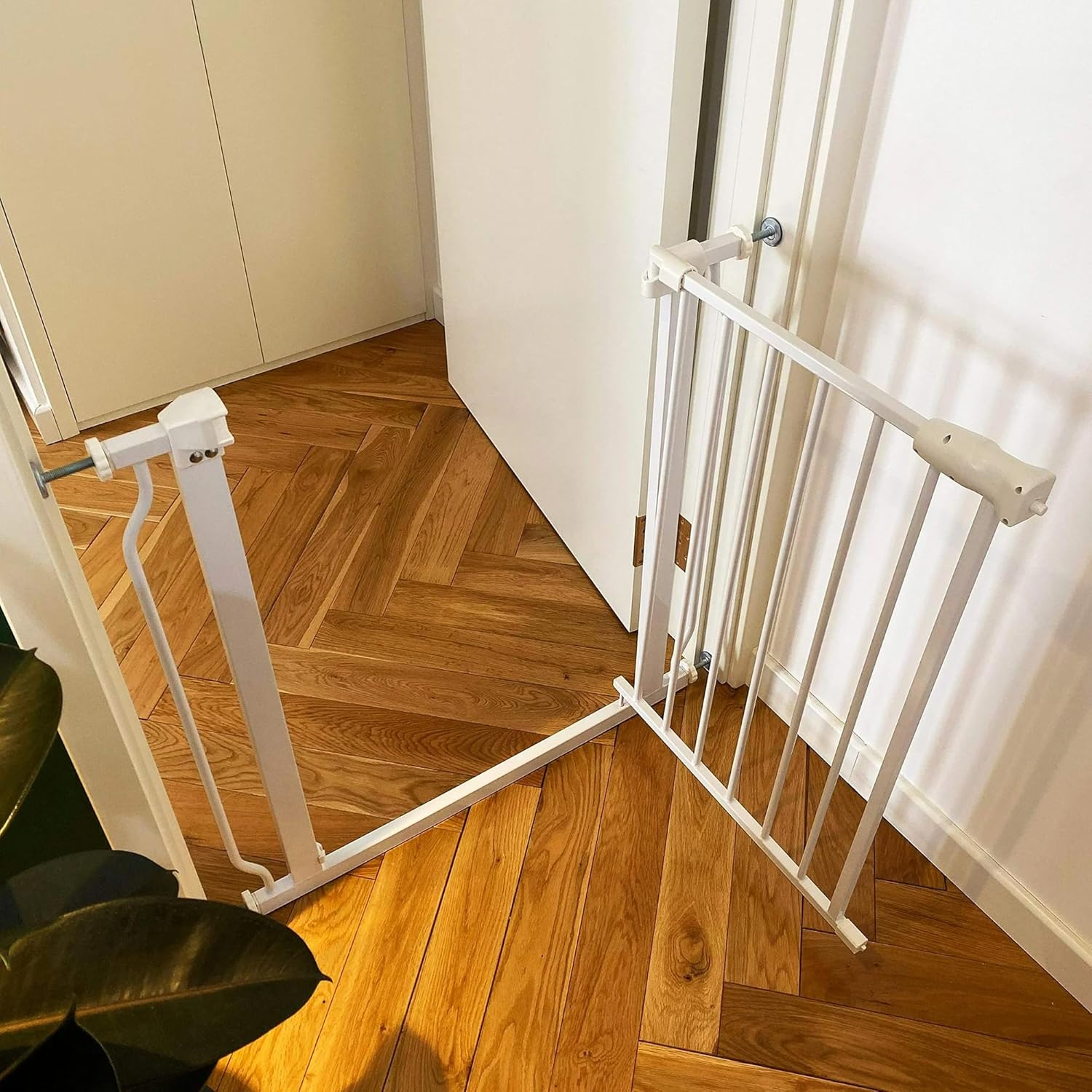 Easy Walk-Thru Baby and Pet Safety Gate