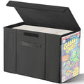 Comic Book Storage Box, Collapsible Short Box with Lid, 1 Pack