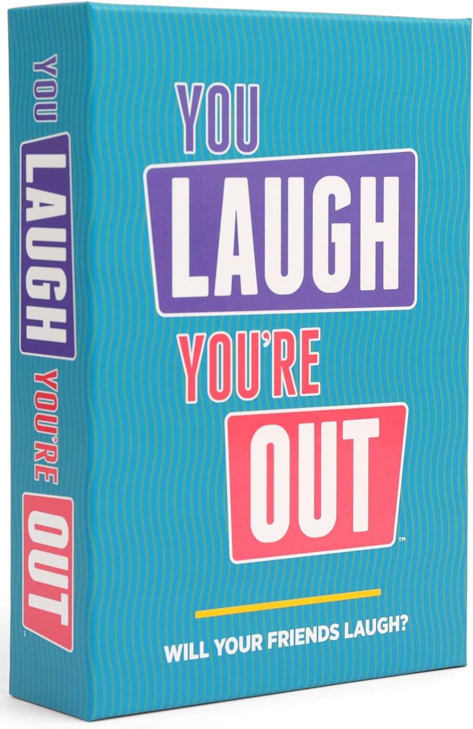 You Laugh You're Out [A Party Game with Hilarious Charades Family Card Games for Adults & Teens | Great Gift for