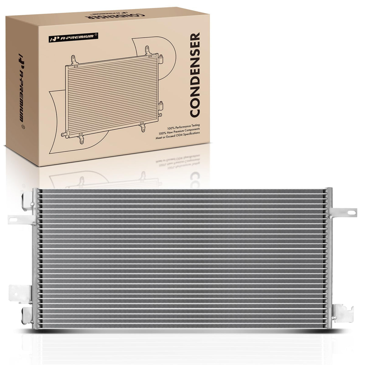 A-Premium Air Conditioning Condenser Compatible with Jeep & Dodge
