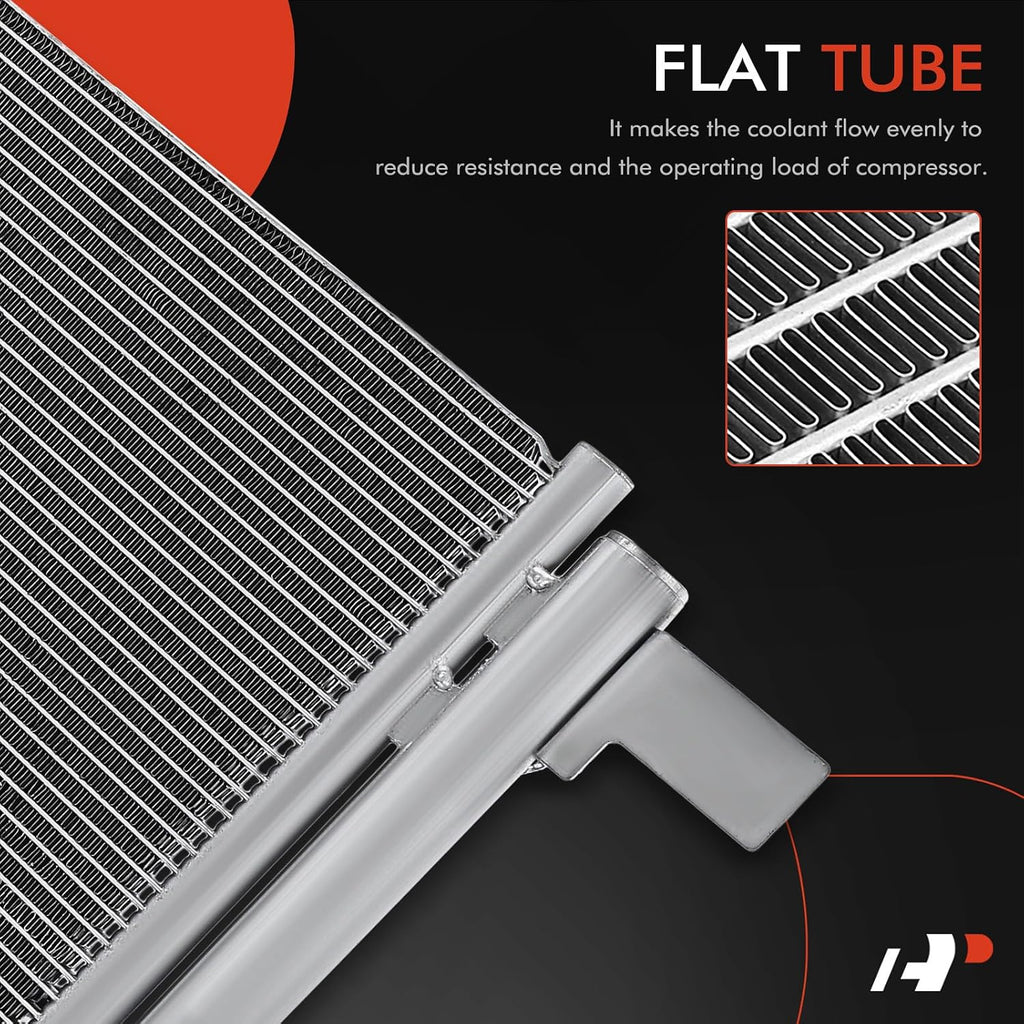 A-Premium Air Conditioning Condenser Compatible with Ram