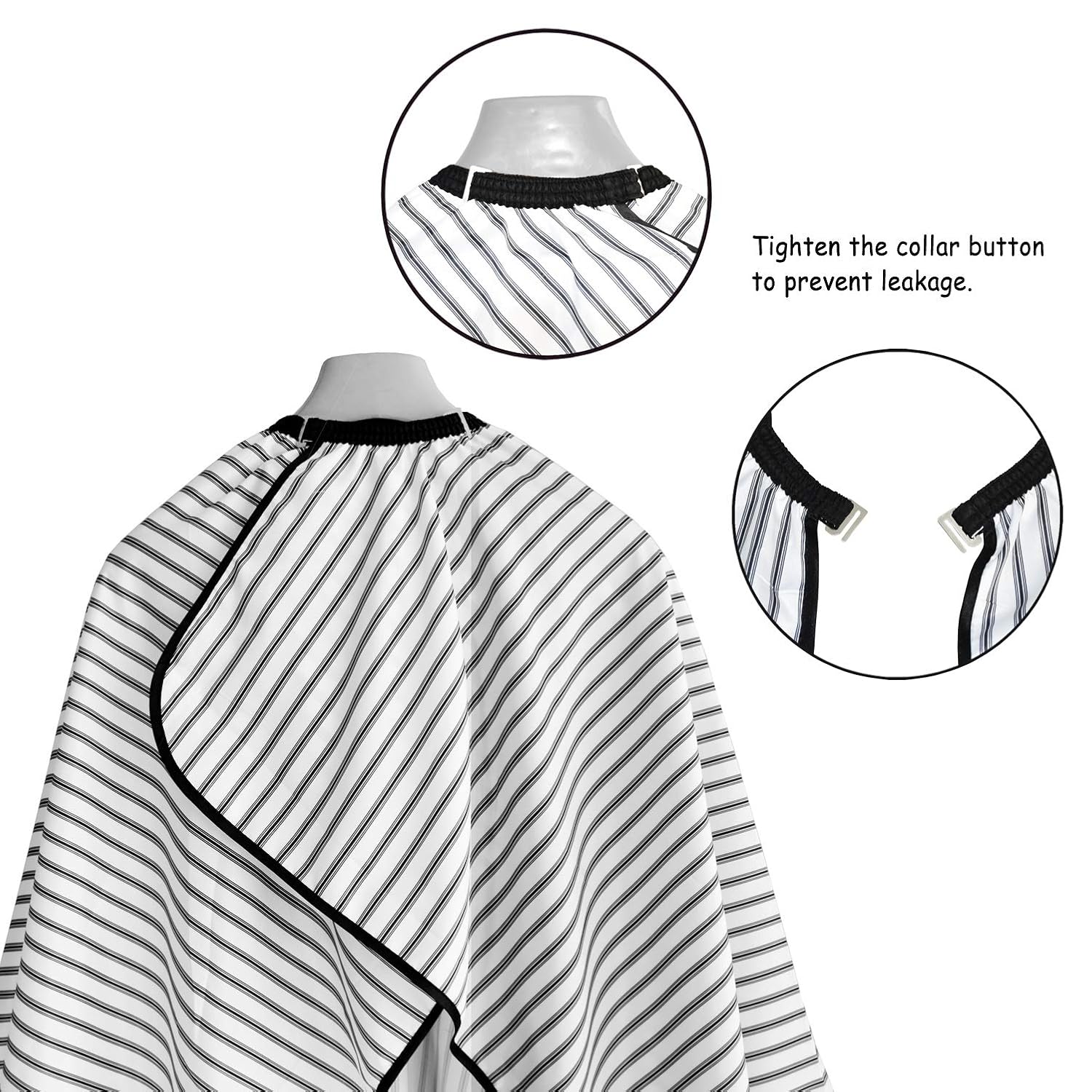Barbers Cape Hairdressing Gown – Waterproof Professional Hairdressers Salon Cape Cloth Hair Cutting Apron for Hair