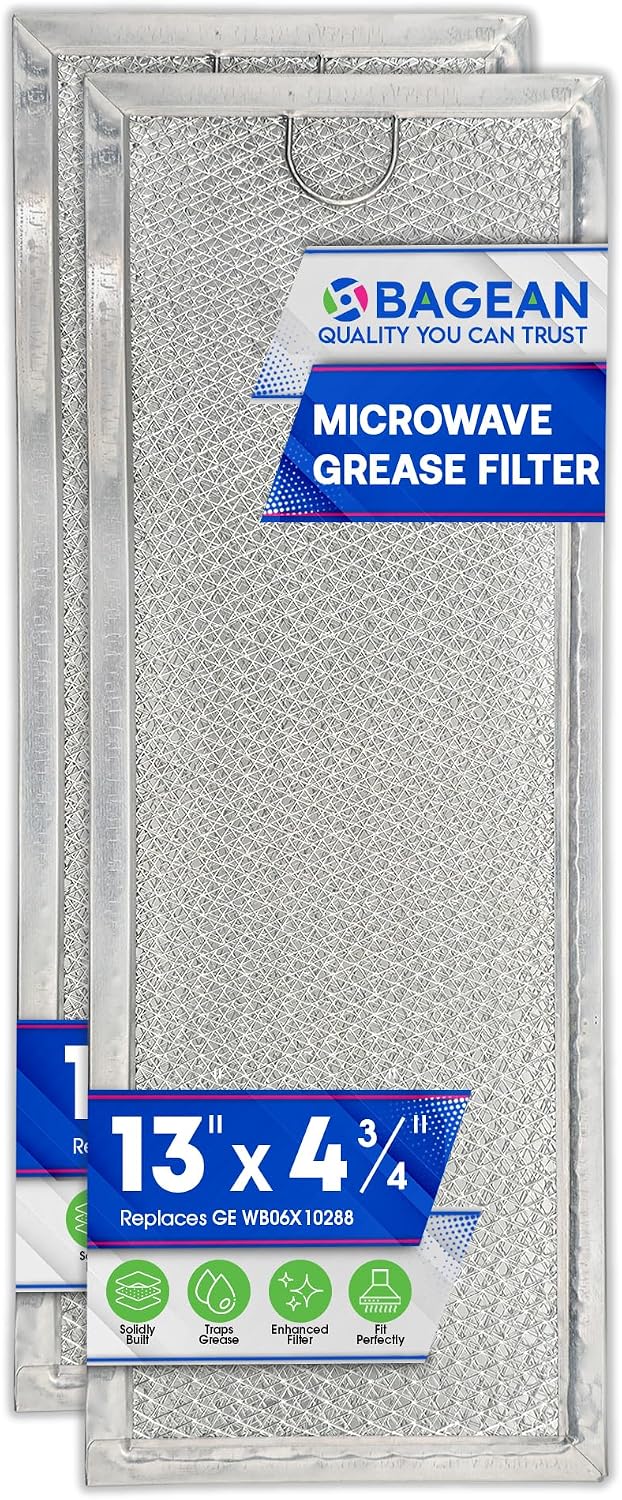 Bagean Microwave Filter 13" x 4.7" Fit's GE WB06X10288 Oven Grease Filters