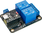 ESP32-C3 Relay Module, 2-Channel Low-Level Trigger Board