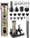 Beard Trimmer for Men, Electric Razor Shaver, Cordless Hair Clipper Shaving Kit for Mustache Body Nose Ear Hair
