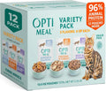 Wet Cat Food Variety Pack in Gravy, Grain Free Tender Morsels, 3oz, 12 Pchs