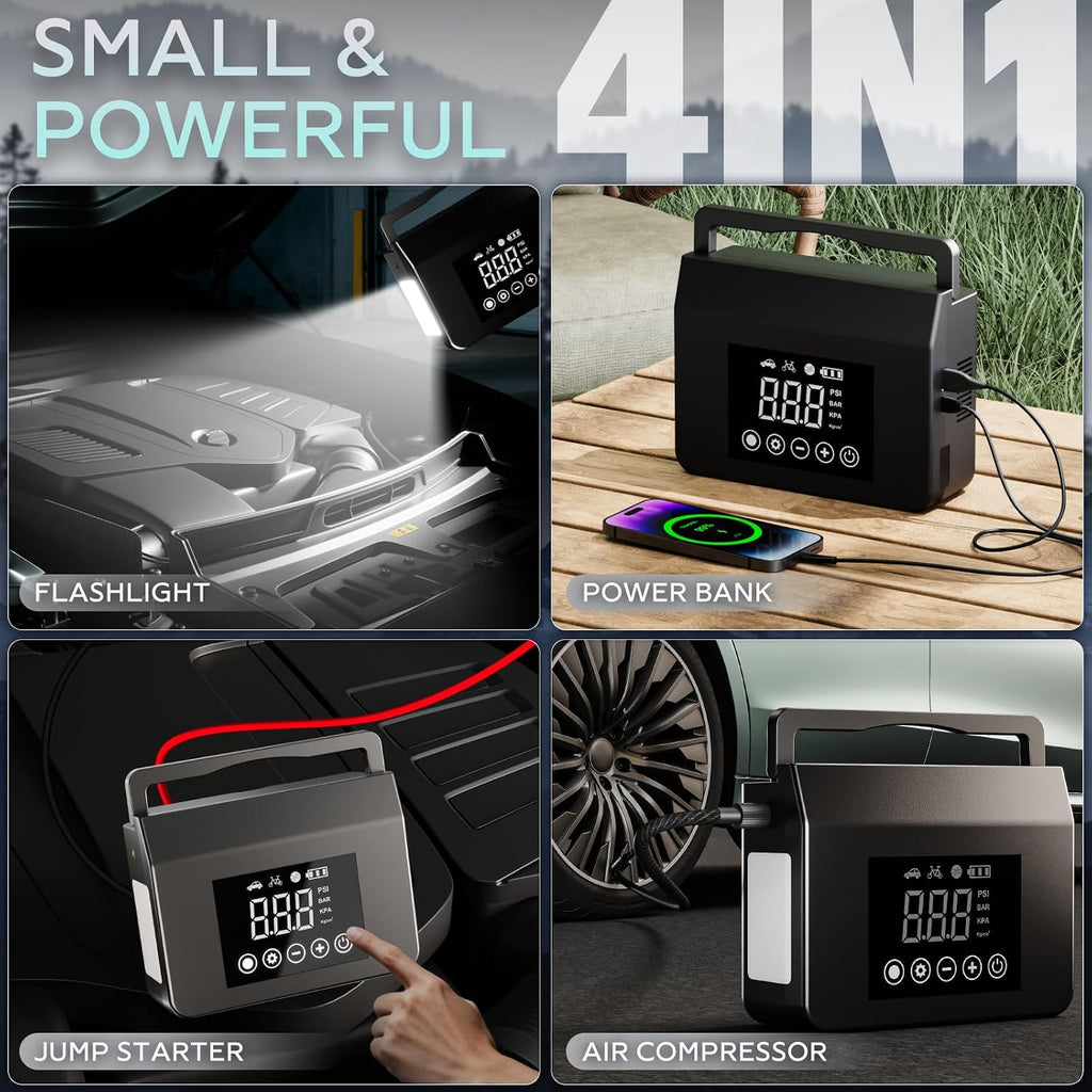 4000A Portable Car Battery Jump Starter
