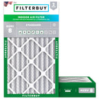12x24x4 Air Filter MERV 8 Dust & Allergy Defense (2-Pack)