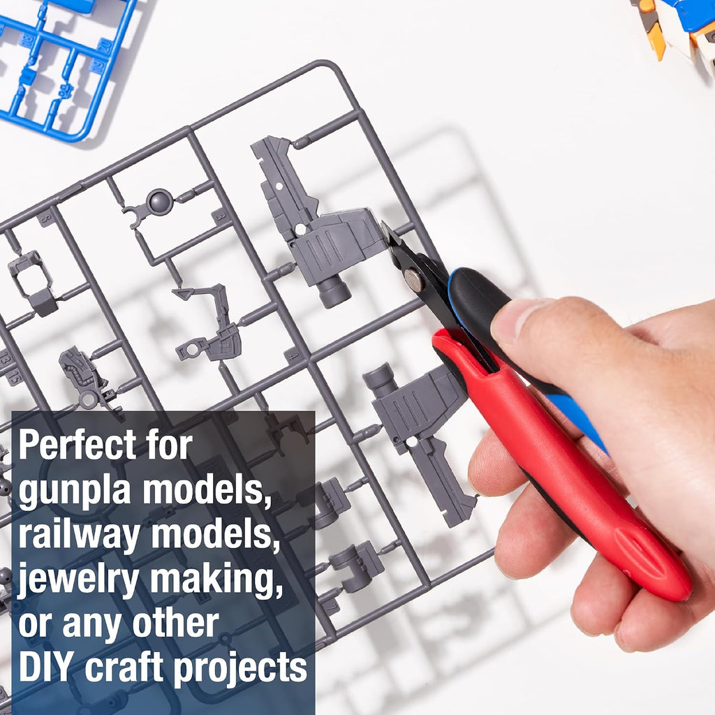 Precision Flush Cutter for Plastic Model - Plastic Sprue Cutter - Gunpla, Gundam Model, Scale Model Building