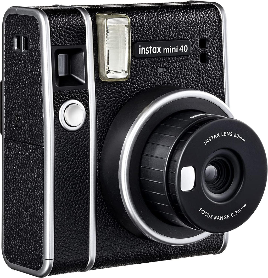 Instax Mini 40 Instant Film Camera with Built-in Selfie Lens, Auto Exposure, Auto Shutter Speed, Easy to Use, Stylish