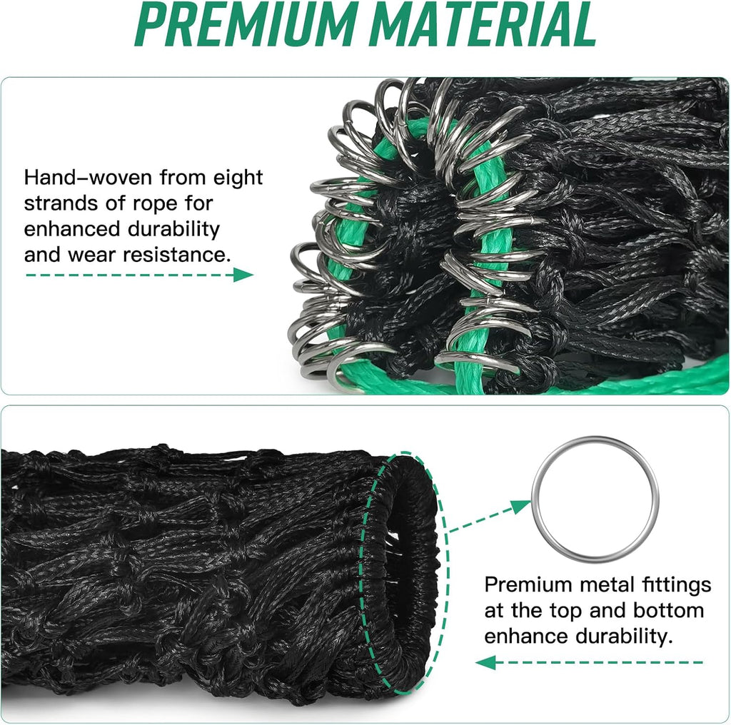Slow Feed Hay Net, Square Bale PE Horse Hay Net with Drawstring