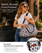 3Pcs Weekender Bags For Women, Carry On Bag, Overnight Bag