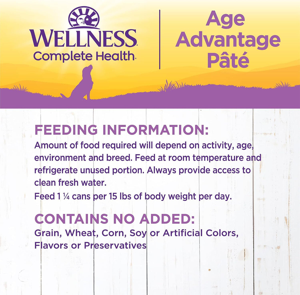 Complete Health Pate Age Advantage Senior Canned Wet Dog Food, Wholesome Grains, Natural, Chicken and Sweet Potato