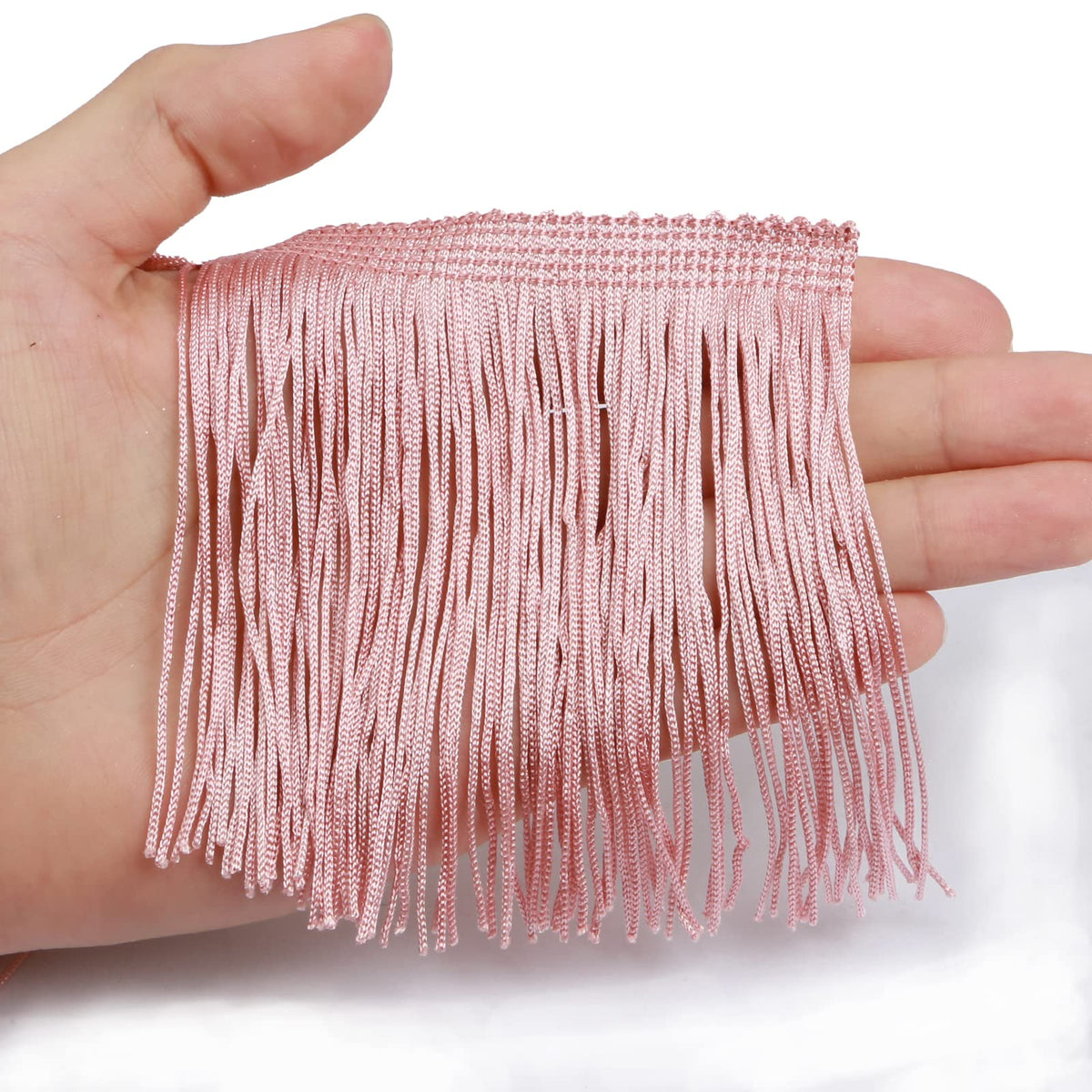 Chainette Fringe Trim 5 Yard x 4 Inches Fabric Tassel Trims
