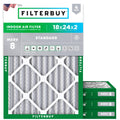 18x24x2 Air Filter MERV 8 Dust & Allergy Defense (4-Pack)