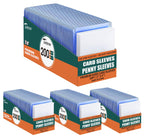 3x4 Clear Hard+Soft Card Sleeves for Various Types Cards