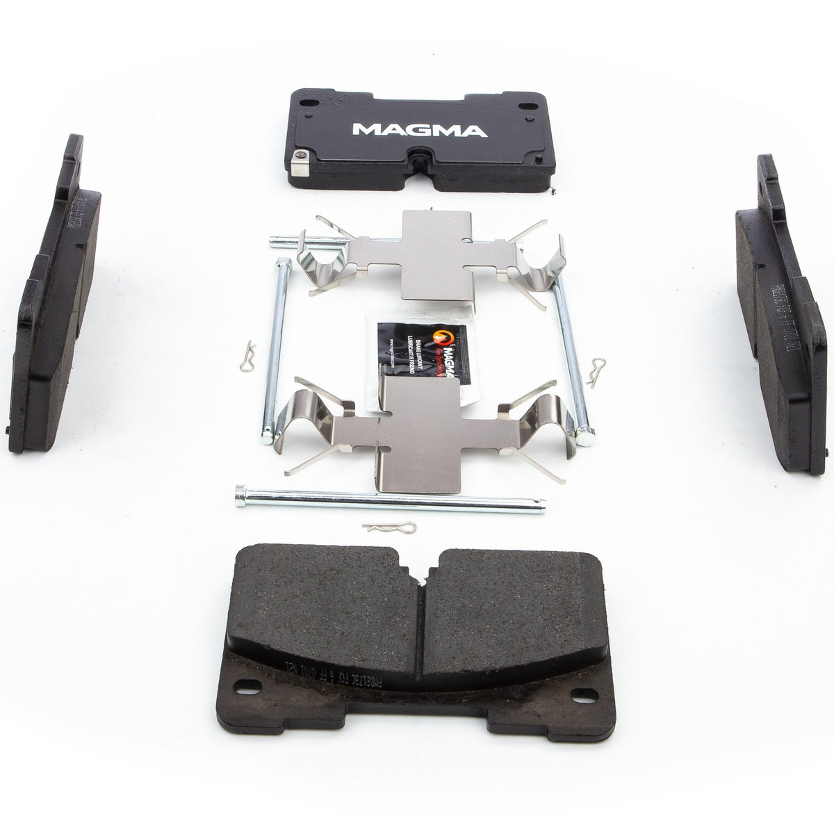 MAGMA Premium PMD2173C Ceramic Brake Pads, Front