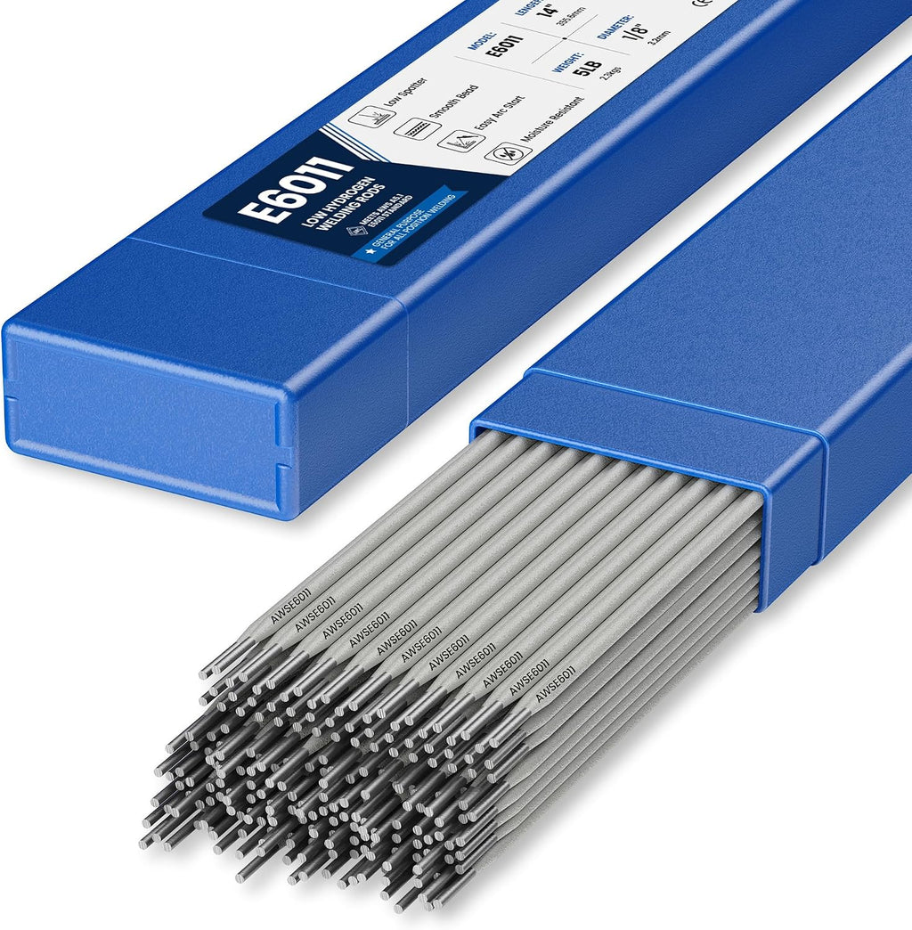 Bestarc E6011 Welding Rod 1/8" 5LB, Low Hydrogen Carbon Steel Stick