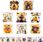 Halloween Treat Bags 200 PCS, Self Seal Cellophane Candy Bags (Set A)