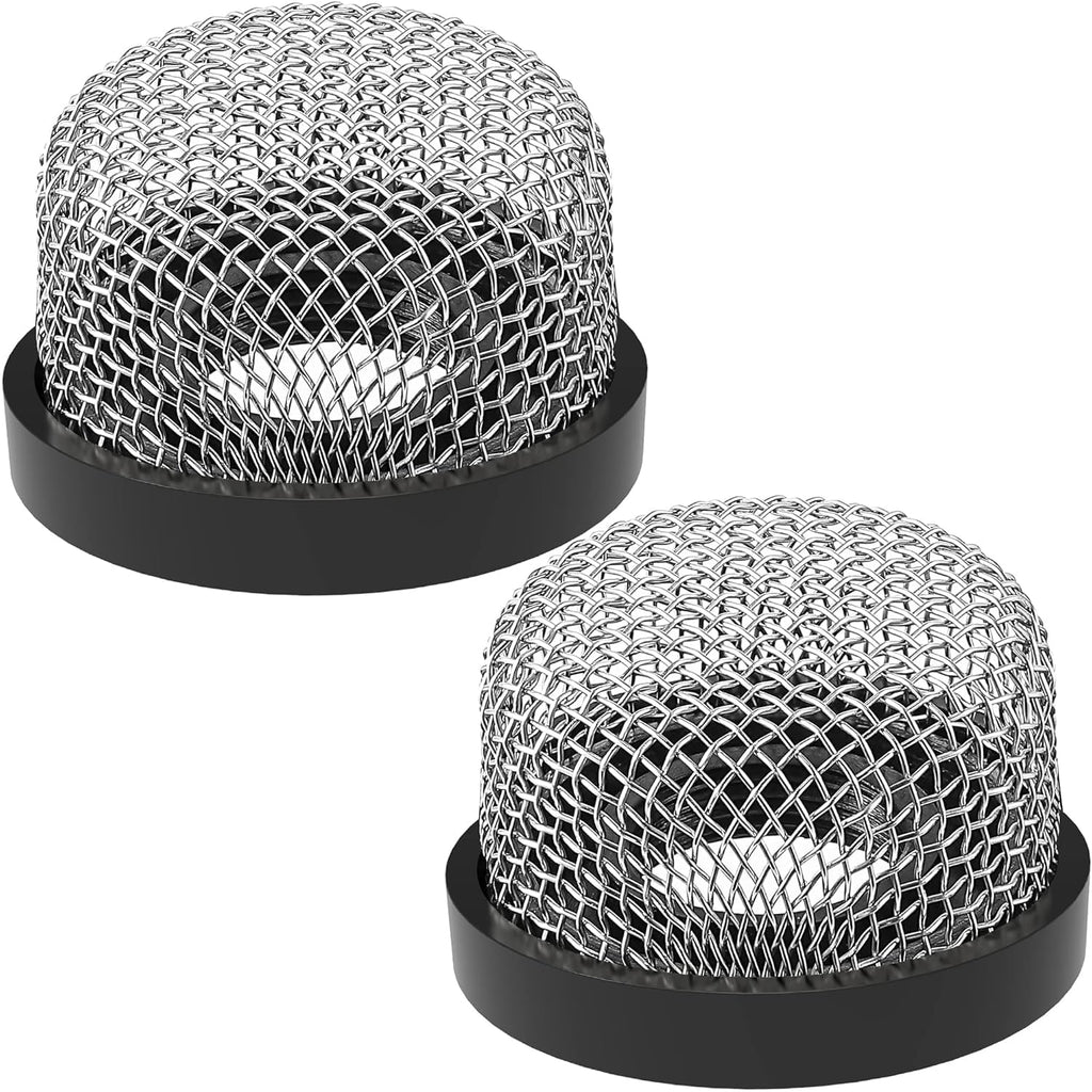 2 Pack 3/4 Inch-14 Stainless Steel Mesh Strainer for Livewell Pumps