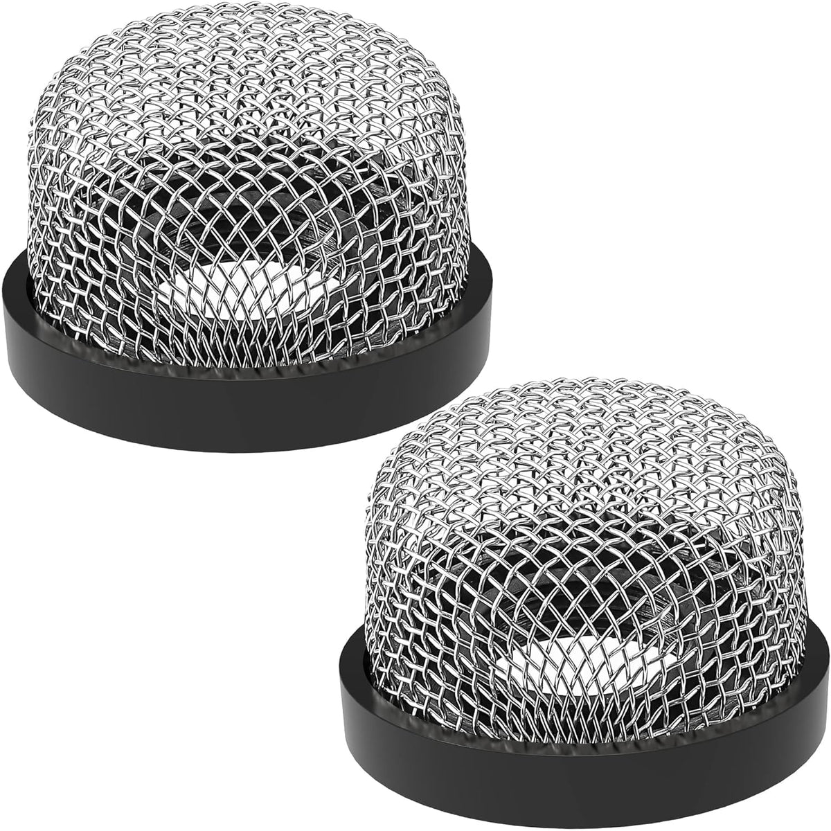 2 Pack 3/4 Inch-14 Stainless Steel Mesh Strainer for Livewell Pumps