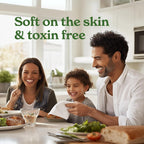 Tree Free Napkins, 4 Packs of 250, 1000 Total Napkins, Sustainable & Disposable Kitchen Napkin