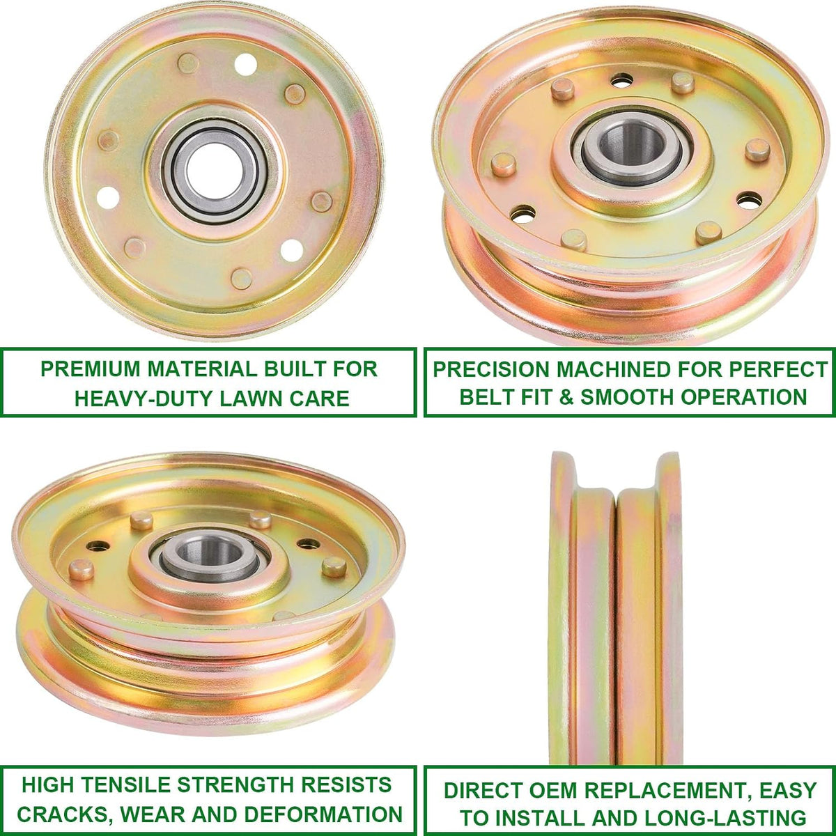 164090 Idler Pulley Fit for King Kutter RFM Series 4' 5' and 6' Finish Mowers
