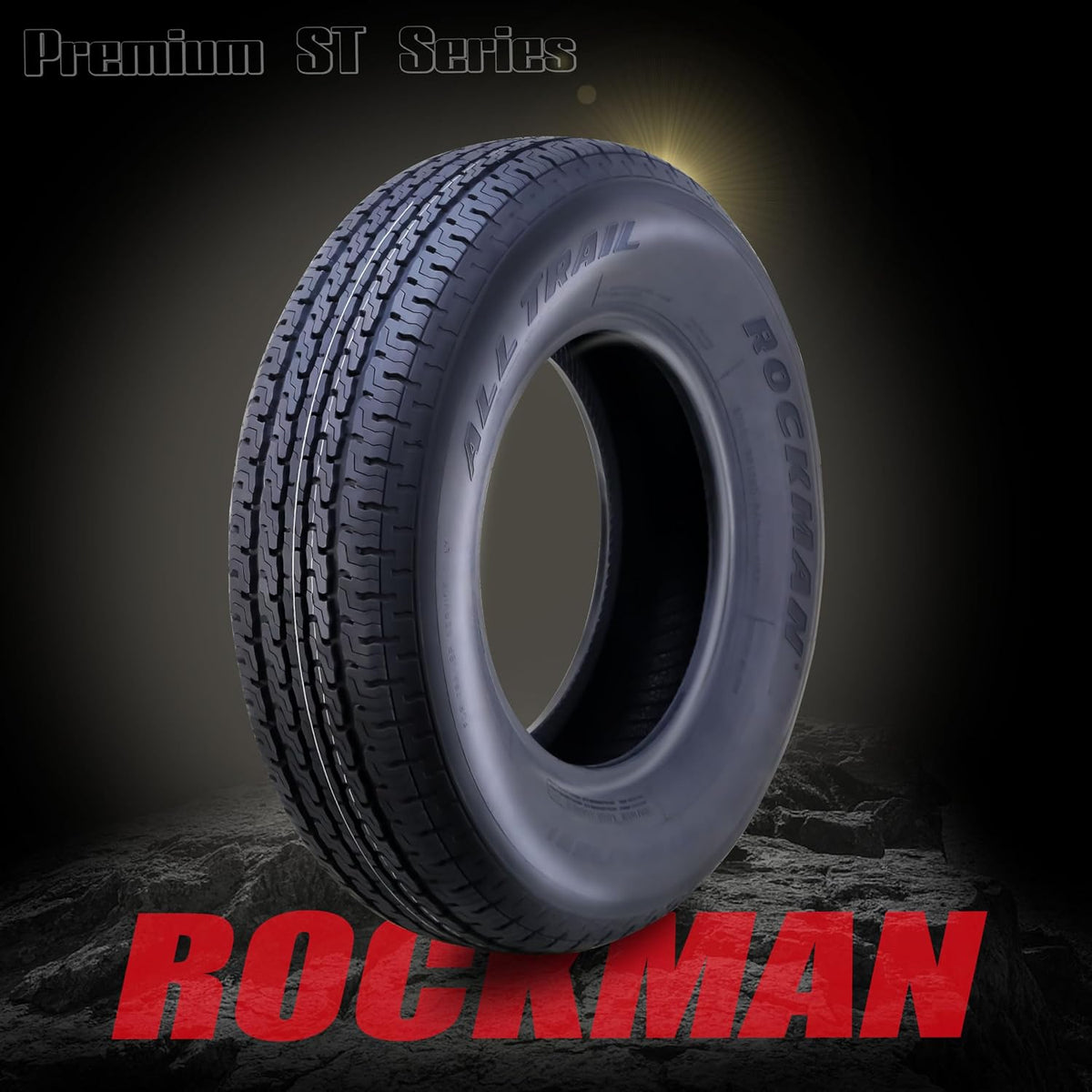 Trailer Tire Wheel ST205/75R15 8-Ply D 107M 5X4.5 Silver Mod Rim S2
