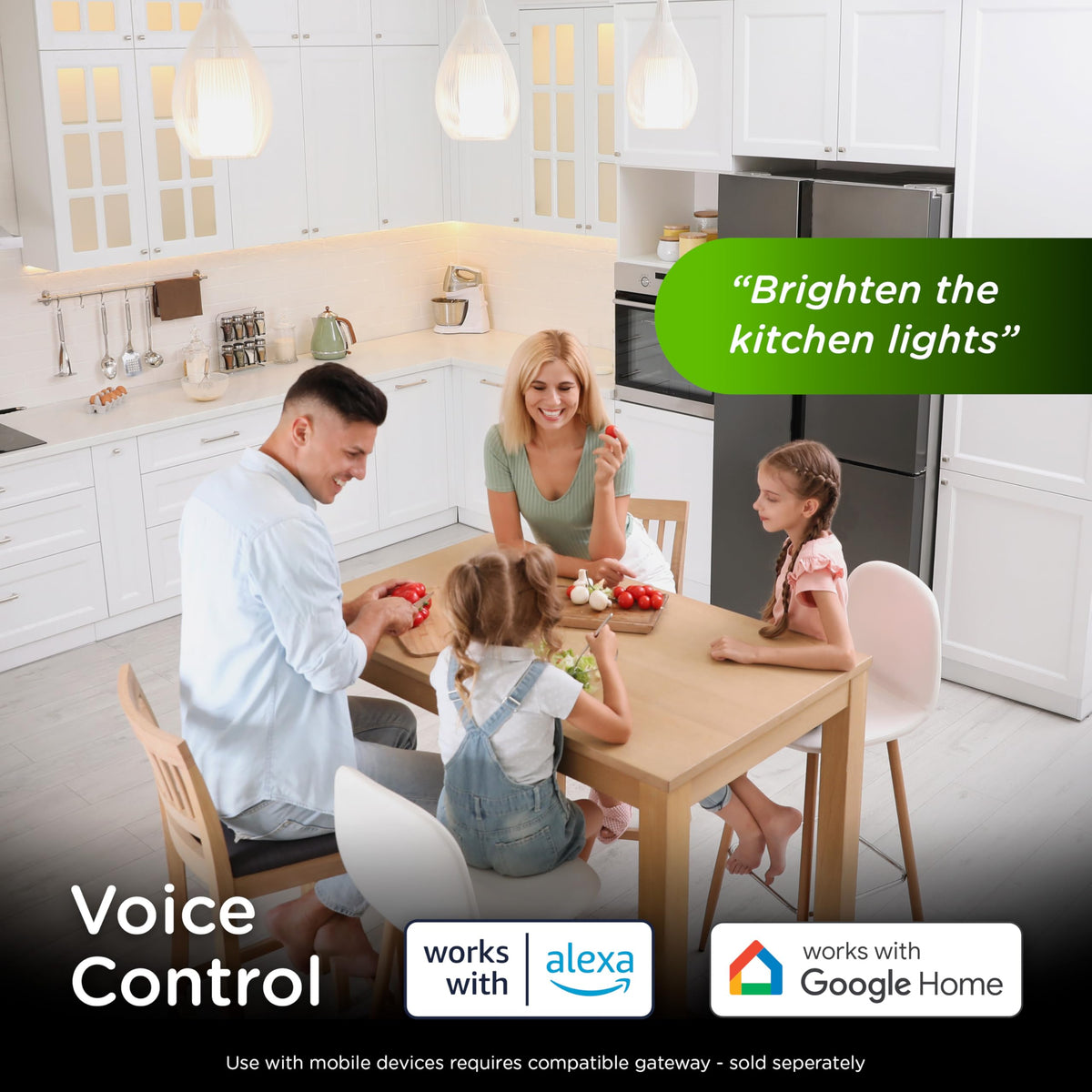 Enbrighten Z-Wave Long Range Dimmer Switch, 800 Series, Toggle