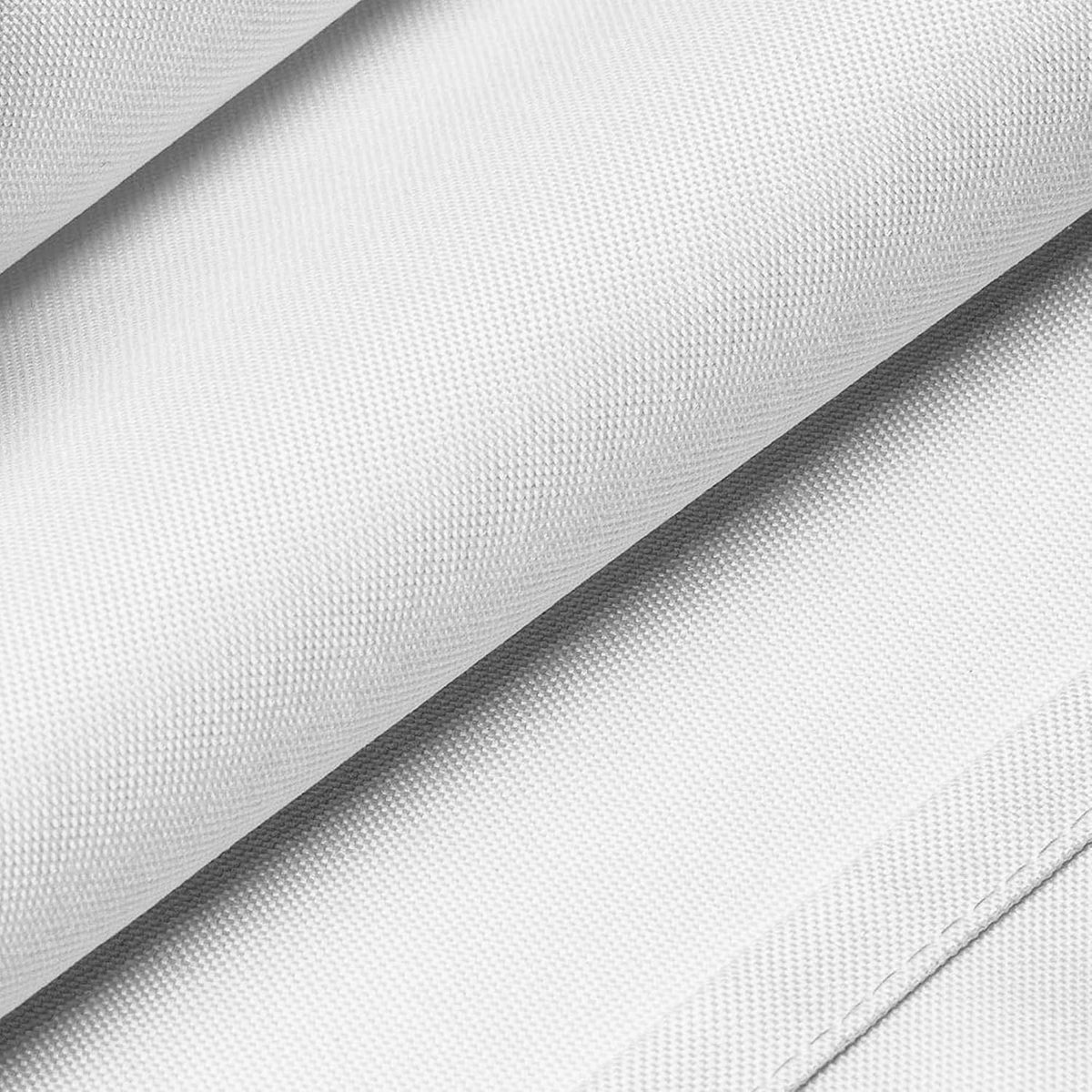 132" Round Premium Tablecloth for Wedding/Banquet/Restaurant - Polyester Fabric Table Cloth - White