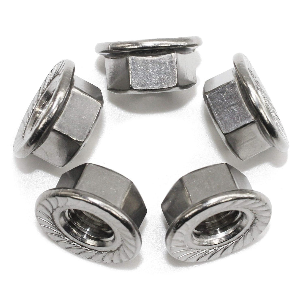 FullerKreg M8 x 1.25 Serrated Hex Flange Nut, 25 Pcs