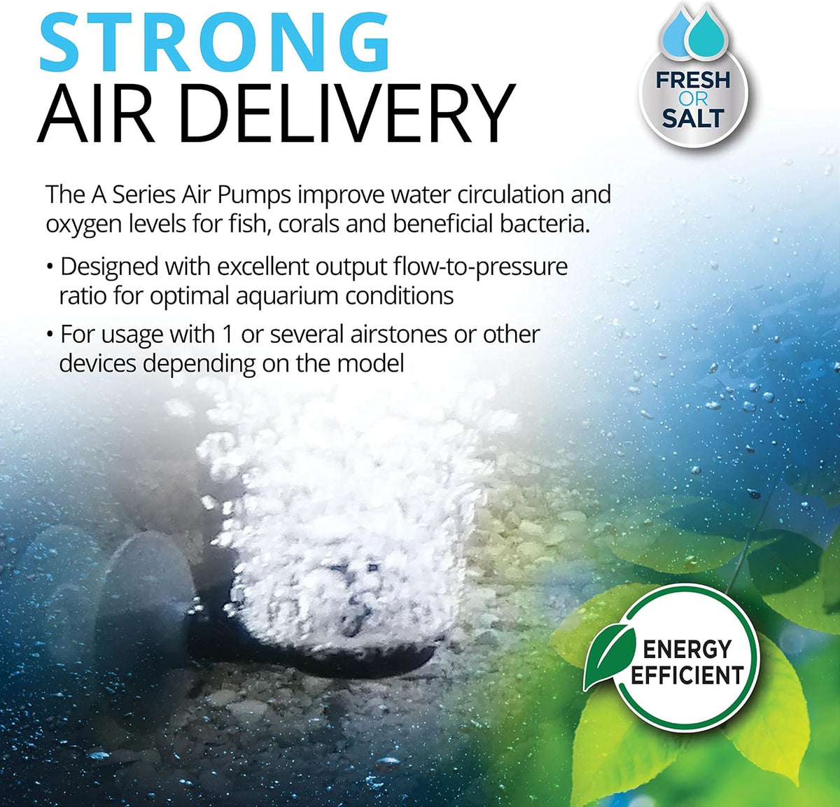 A101 Aquarium Air Pump 2.0W,Black