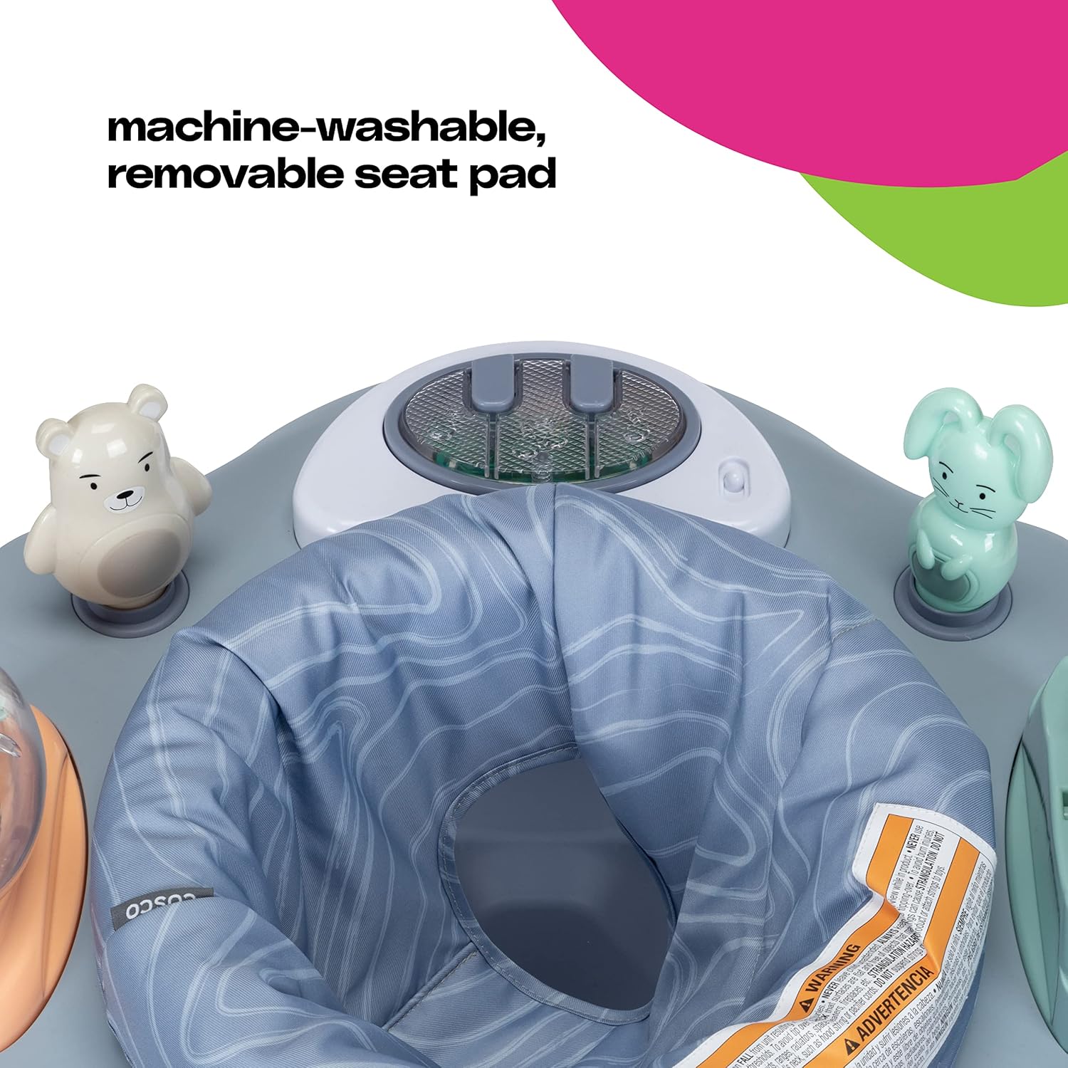 Play-in-Place Activity Center, Stationary Activity Center and Jumper, Organic Waves