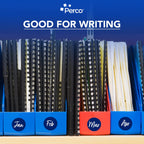 Dark Blue Perforated Round Circle Dot Sticker 2-Inch Labels — 10 Rolls, 5,000 Stickers—Business Logos, Product Labels