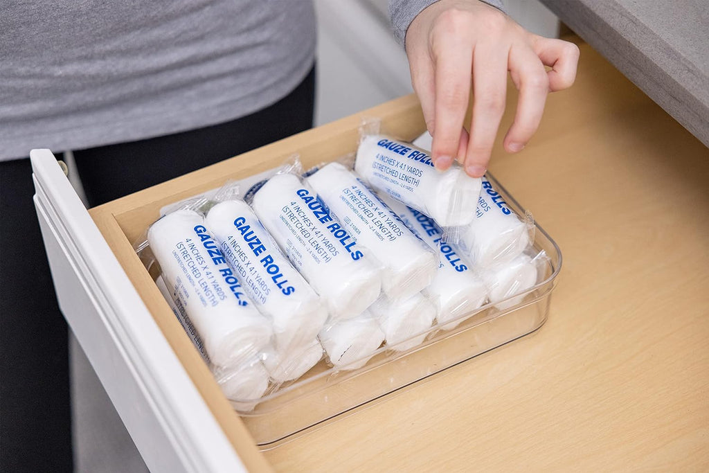 Gauze Rolls Pack of 24 – Premium Quality Lint and Latex-Free 4 inches x 4.1 Yards Conforming Stretch Bandages